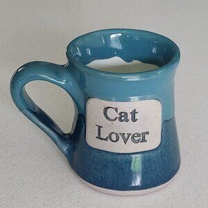 Cat Lover Handcrafted Stoneware Pottery Coffee/Tea Mug